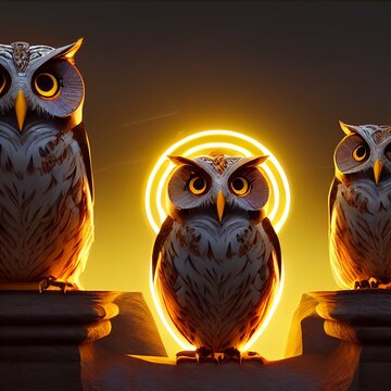 Three Owls Of Eternity