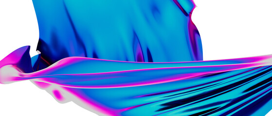 Fototapeta premium Abstract line fluid colors backgrounds. Trendy Vibrant Fluid Colors. 3d render