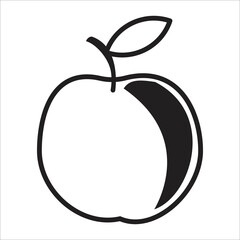 apple icon vector design template