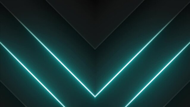 4k Blue Neon Light Pattern loop