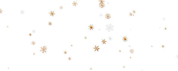 Winter christmas sky with falling snow