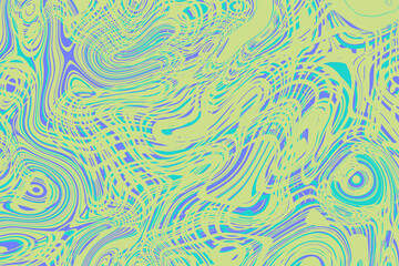 Abstract turquoise, green and blue background. Pastel pattern. Trendy neon abstract texture