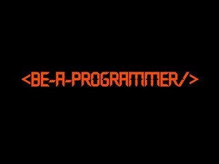 be a programmer