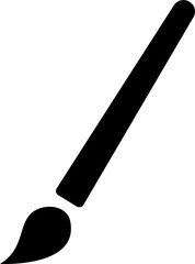 Paintbrush in png. Paint symbol. Brush icon in png. Paintbrush on transparent background