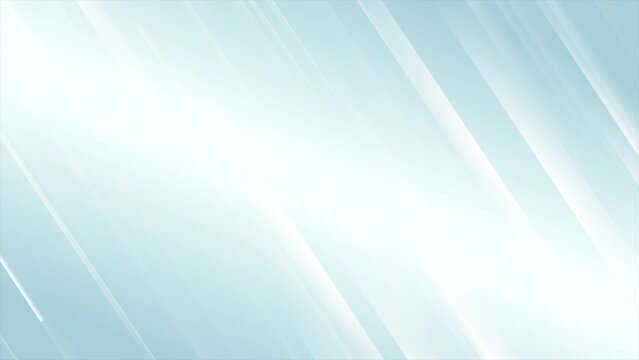 Tech abstract minimal striped blue background. Seamless looping geometric motion design. Video animation Ultra HD 4K 3840x2160