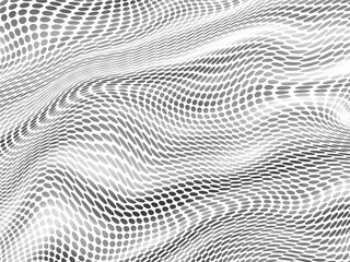 Fototapeta premium abstract black and white background dots