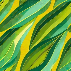Tropical banana leaf Wallpaper, Luxury nature leaves pattern design, Golden banana leaf line arts, print, cover, 2d illustrated illustration.