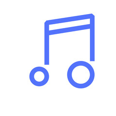 audio multimedia music song sound line icon