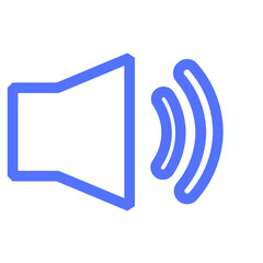 sound speaker volume line icon