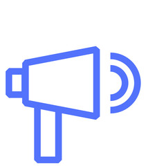 Obraz premium speaker user interface volume line icon