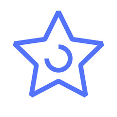 award favourite multimedia prize star line icon
