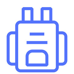 Obraz premium tourism travel vacation line icon