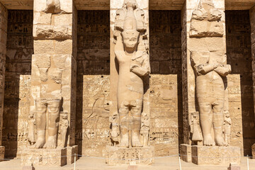 Medinet Habu temple in Luxor