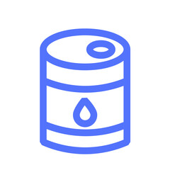 fuel logistic oil shipping line icon