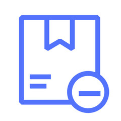 package remove shipping line icon