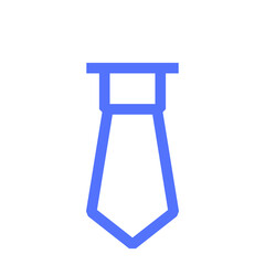necktie office suit tie line icon