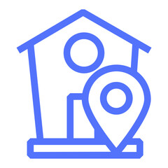 property real estate line icon
