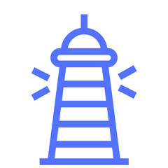 real estate tower line icon