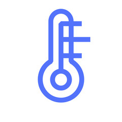 thermometer outline icon