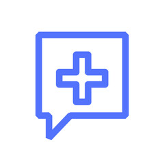 hospital medical outline icon