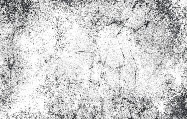 Grunge black and white texture.Overlay illustration over any design to create grungy vintage effect and depth. For posters, banners, retro and urban designs.
