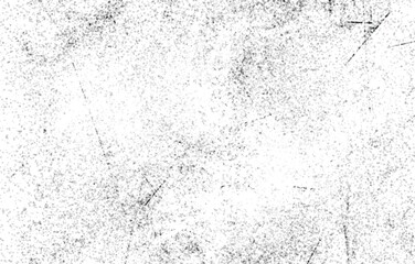 Grunge Black And White Urban. Dark Messy Dust Overlay Distress Background. Easy To Create Abstract Dotted, Scratched, Vintage Effect With Noise And Grain
