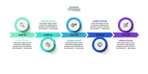 Business data visualization. timeline infographic icons designed for abstract background template milestone element modern diagram process technology digital marketing data presentation chart Vector