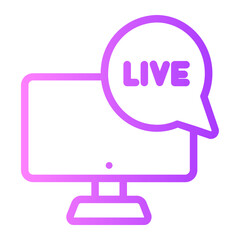 Line Gradient gradient icon