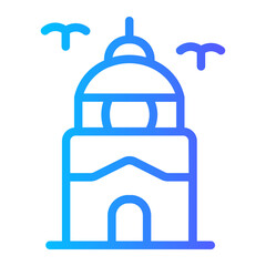 Line Flaticon gradient icon
