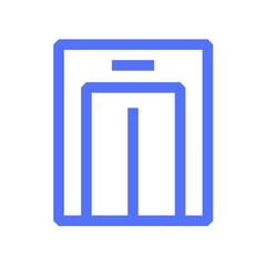 Building Elevator Hotel Lift Travel Icon