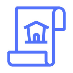 Business Document House Legal Paper Property Real Estate Icon