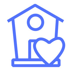 Business Favorite House Like Love Property Real Estate Icon