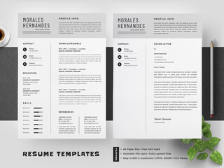 Resume Template Layout 
