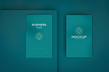 Business card Mockup Professional and Modern design template for your brand