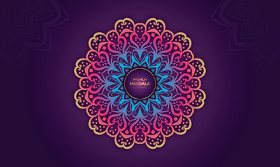 Mandala pattern background ethnic decoration with the Design set