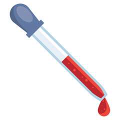 blood in dropper