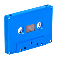 audio cassette tape  isolated and save as to PNG file