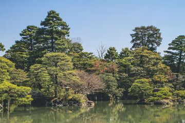a Gyoen National Garden, Imperial Palace, Kyoto , Japan 8 April 2012