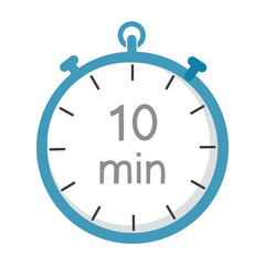 Stopwatch icon isolate on transparent background.
