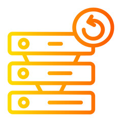 Obraz premium Line Gradient gradient icon