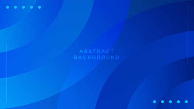 Vector blue abstract fluid geometric gradient background