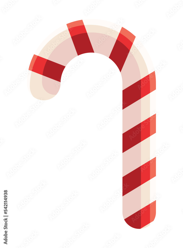 Wall mural sweet candy cane confetti