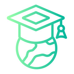 Line Gradient gradient icon