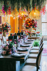 wedding table setting