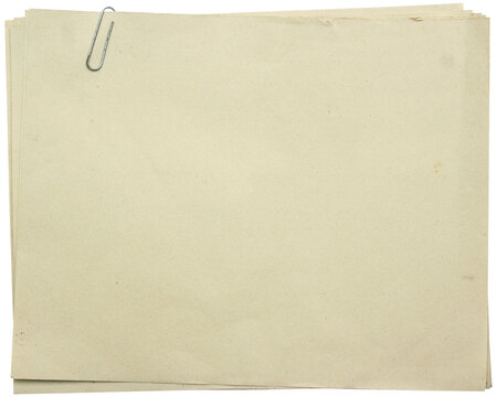 Old paper with clip