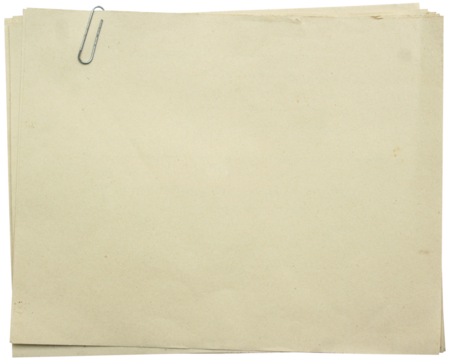 Old paper with clip