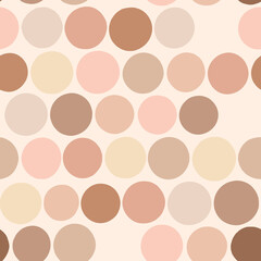 boho neutrals polka dots  seamless modern repeating background tile, for instagram background, event invitation, website, baby shower, or cards © Constantina