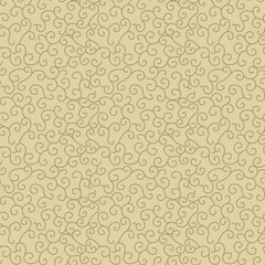 Seamless background retro oriental spiral curve vine chintz pattern