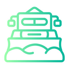 Line Gradient gradient icon