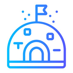 Fototapeta premium Line Gradient gradient icon